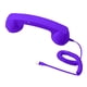 thumbnail image 4 of Auricular de teléfono retro, receptor de teléfono para teléfono móvil, todos los smartphones, reuniones Púrpura, 4 of 9