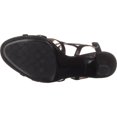thumbnail image 6 of Womens naturalizer Danya Comfort Dress Sandals, Black/Pewter, 6 of 6