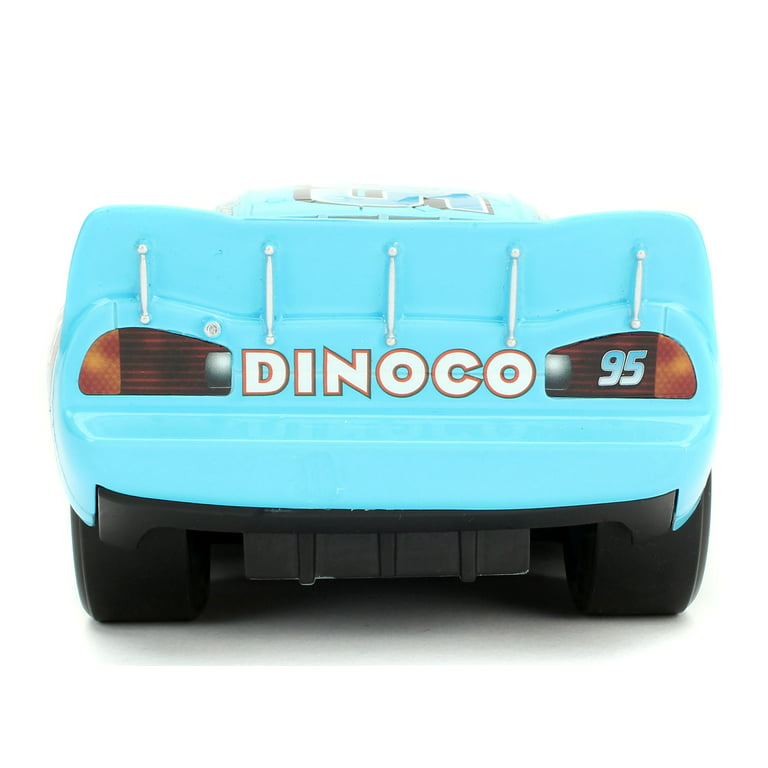 Disney Pixar Cars 1:24 Dinoco Lightning McQueen Die-cast Car with Tire Rack  Play Vehicles 