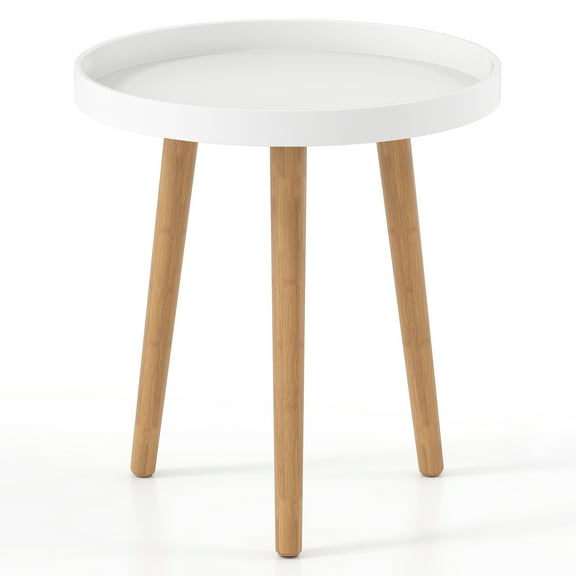 Costway Round Side Table Sofa Coffee End Accent Table Nightstand Home Furniture