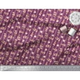 thumbnail image 3 of Soimoi Rayon Fabric Stripe & Magnolia Floral Decor Fabric Printed Yard 56 Inch Wide, 3 of 3