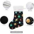 thumbnail image 3 of GZHJMY Christmas Stocking, Personalized Space Planet Large Candy Stocking Hanging Gift, 2 PCS Xmas Stockings Decoration for Family Holiday Party Ornaments Decor Fireplace, 3 of 7