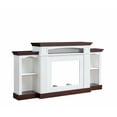 thumbnail image 2 of TV Stand Farmhouse Style Fireplace TV Stand for 70-inch TV Electric Fireplace TV Stand for Living Room or Bedroom Storage,Entertainment Center, 2 of 7