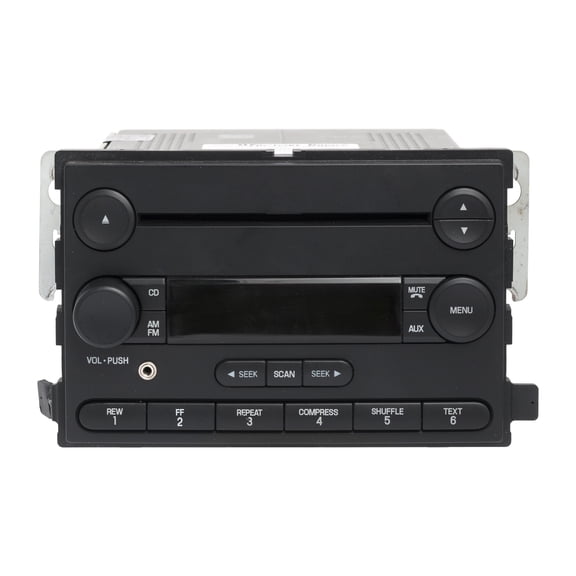 Restored 2005 Ford F250 AM FM Radio Single-Disc CD Player Auxiliary Input 5C3T-18C869-AH (Refurbished)