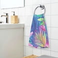 thumbnail image 3 of Yayeee 2 Pack Hand Towels for Bathroom 100% Cotton 16" x 28" Soft Absorbent Kitchen Towel, Colorful Starfish, 3 of 7