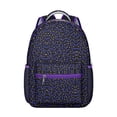 thumbnail image 1 of Colorful Polka Dots School Backpack Minimalist Dots and Geometric Pattern Design Fashion Travel Bag for Students, 1 of 6