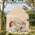 thumbnail image 3 of Kids' Play Tents Children's Play Tent Neutral Color Boys Girls Playhouse Toddler Indoor Secret Base Outdoor Camping Toy House Children's Birthday, 3 of 10