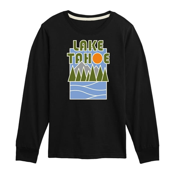 Instant Message - Lake, Tahoe - Toddler & Youth Long Sleeve Graphic T-Shirt