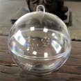thumbnail image 2 of Bolas navideñas transparentes de acrílico huecas de plástico transparente, bolas redondas, adornos colgantes para árboles, decoraciones para el hogar, bodas y fiestas, 2 of 5
