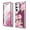 Pink Rose, variant on Suritch Cell Phone Case for Samsung Galaxy S23 Ultra with Built-in Screen Protector and Dual-Layer Protection, Rugged Full Body Shockproof Protective Cover, Pink