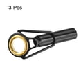 thumbnail image 3 of Unique Bargains 6.2mm Tube Dia Canne à Pêche Conseils Kit de Réparation Anneau en Acier Inoxydable Guide 3 Pack, 3 of 5