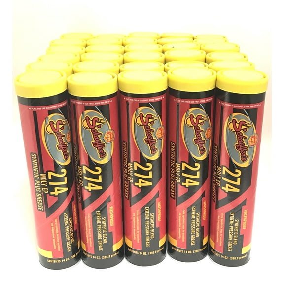 Schaeffer's 274-30 PACK Moly Extreme Pressure Synthetic Plus Waterproof Grease - 14 oz tube
