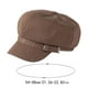 thumbnail image 3 of Boina de mujer estilo newsboy - Gorra clásica de otoño/invierno - Material de poliéster, talla única (54-58 cm) - Ideal para uso informal/al aire libre, 3 of 3