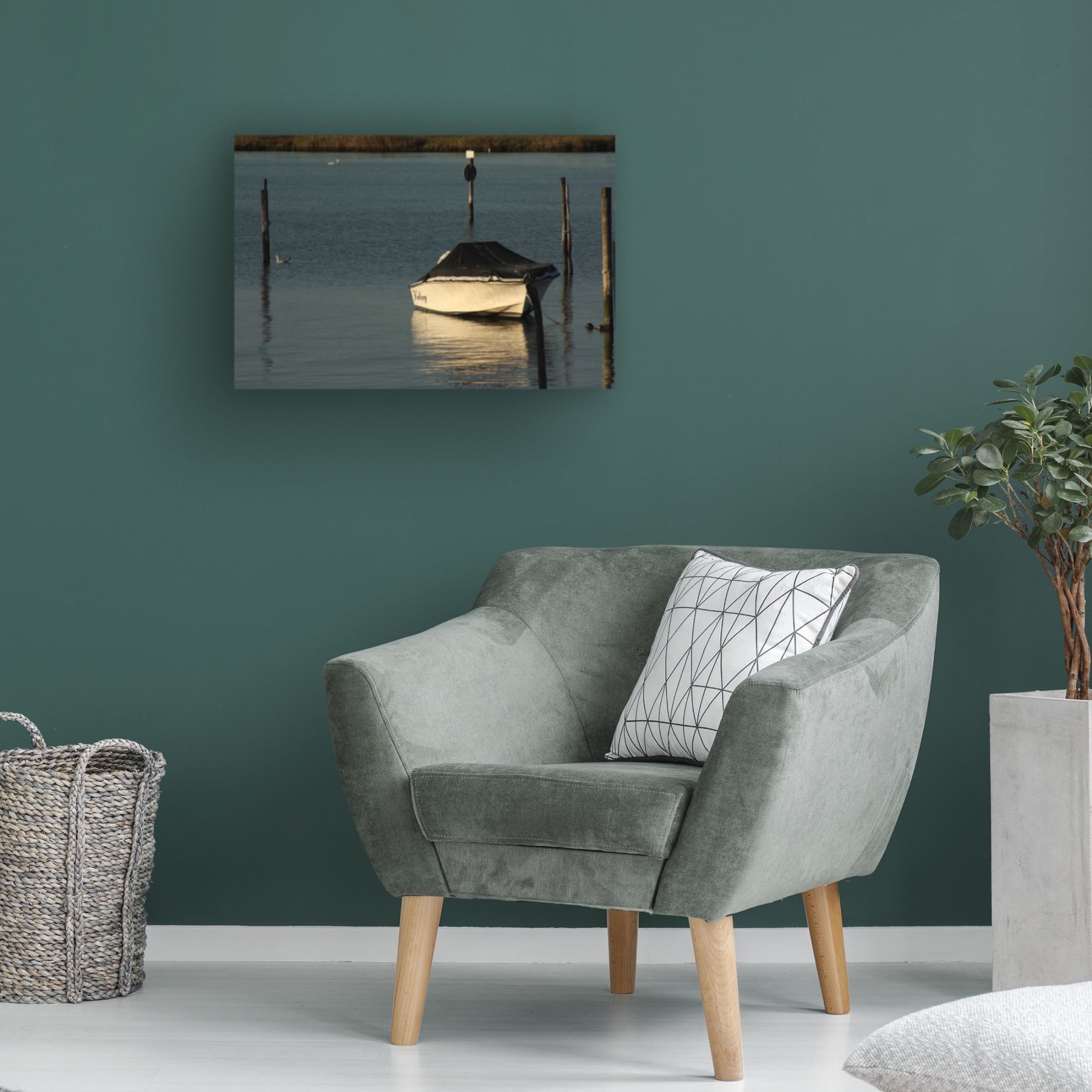 Canvas Wall Art - DANE 'Beaches 15' Wall Art for Living Room, Bedroom, or Office Décor by Trademark Fine Art - 47 x 30 Inches