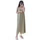 thumbnail image 3 of Qarigey Vestido Largo Sin Mangas Gasa Ropa De Verano Vestido Suelto Sexy, Blanco, M Vestidos Verde claro SG Qarigey AP001588-19B, 3 of 6