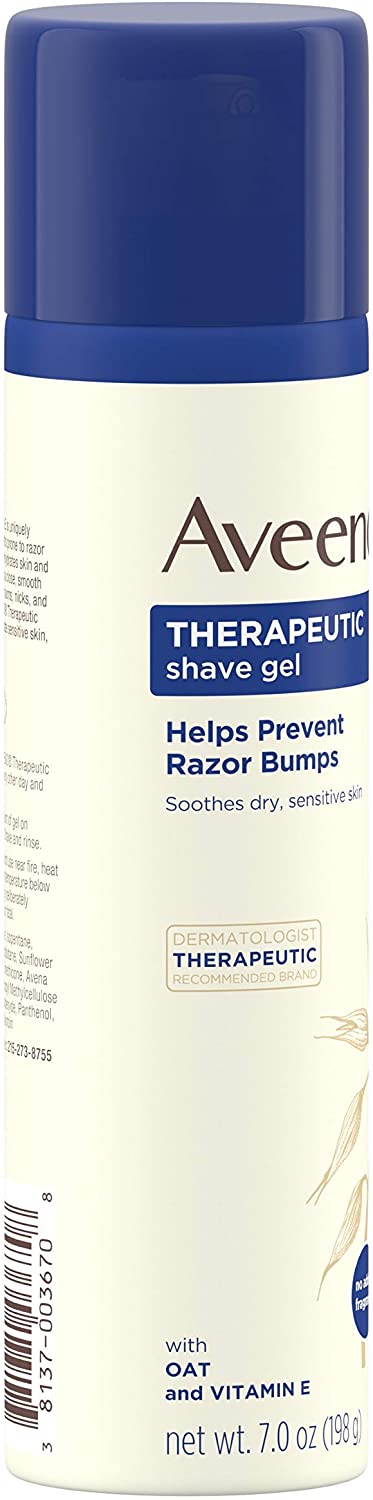 4 Pack - AVEENO Therapeutic Shave Gel 7 oz - image 3 of 6