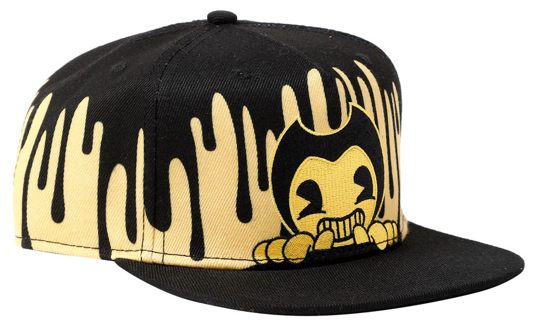Bendy and the Ink Machine Snapback Hat Black Whos Laughing Now