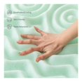 thumbnail image 3 of 3 Inch Memory Foam Mattress Topper,5-Zone Green Tea Mattress Pad for Back Pain,Ventilated Soft Bed Topper,Odor Absorption (3 Inch - Green Tea, Queen), 3 of 6
