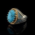 thumbnail image 2 of Ladies And Men Rings Fashion Inlay Resin Rings Statement Rings Jewelry Engagement Gift Rings, 2 of 2