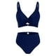 thumbnail image 4 of WILLBEST Trajes de Baño Mujer Completo Traje de Baño Tankini Para Mujer, Playa, Piscina, Cubierta, Bikini Ahuecado Con Pantalones Cortos de Baño, Traje de Baño Conservador de Dos Piezas, 4 of 5