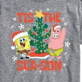 thumbnail image 3 of SpongeBob SquarePants - Tis The Season Christmas Spongebob and Patrick - Men's Short Sleeve Graphic T-Shirt, 3 of 6