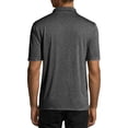 thumbnail image 3 of Hanes Men's Sport Heathered Performance Polo, 3 of 5