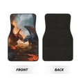 thumbnail image 2 of Disketp Lava Dragon for Crystal Velvet Car Mats Four-Piece Set,All-Season Automotive Protection, Vehicles, Cars, Trucks, and SUVs,Anti-Slip Design, 2 of 7