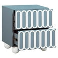 thumbnail image 4 of Pemberly Row Handmade Modern / Contemporary Motif Blue Nightstand, 4 of 8