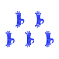 thumbnail image 1 of Soporte para Bicicleta DQrwqpou de Silicona para GPS azul 5 Uds, 1 of 7