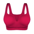 thumbnail image 3 of Women Sport Bras Yoga Fitness Running Vest Underwear Padded Bra Crop Sports Workout Top Wireless Push Up Brassiere, 3 of 7