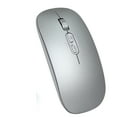 thumbnail image 2 of Latrodar 2.4GHz Wireless Bluetooth Mode Gaming Mouse Crafted with Care chargeable Mute Mice Silver 4.8x2.8 Inch Home Gadgets, 2 of 3