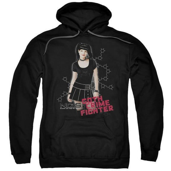 Ncis Goth Crime Fighter Adult Pullover Hoodie Sweatshirt Black