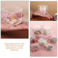 thumbnail image 5 of Mini Display Case Cube Storage Organizer for Cosmetics Transparent Material Storage 3Pcs, 5 of 5