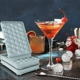 thumbnail image 4 of Round Ice Cube Tray with Lid,Plastic Ice Cube Mold,Refrigerator Spherical Ice Box,Mini Ice Mold Kitchen Tools,2Pcs,Blue, 4 of 7