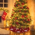thumbnail image 5 of YFMHA 36inch Xmas Tree Bottom Mat Printing Xmas Trees Dress Christmas Atmosphere Decor, 5 of 6