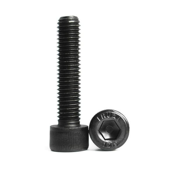 M3 x 20mm Socket Head Cap Screws Bolts 12.9 Grade Alloy Steel Metric Machine Hex Socket Screw, Black Oxide Finish, Fully Threaded, 50PCS