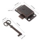 thumbnail image 4 of 1 Juego de cerraduras de gabinete Vintage, conjunto de cerradura Vintage, cerradura de puertas de gabinete, Kit de cerradura de puerta de cajones de tocador, 4 of 5