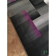thumbnail image 5 of Handcraft Rugs - Purple, Grey, Silver, Black, Abstract Contemporary Modern Geometric Square Design Rug, 5 of 5