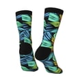 thumbnail image 3 of Goofa Hippie Style Printed Men's Crew Socks, Soft Durable Breathable Moisture-Wicking with Odor Control Cotton socks, 3 of 9