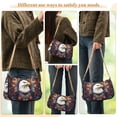thumbnail image 4 of FORMRS Womens Shoulder Bag with Chain Strap Clutch Purse Cute Tote Handbag, Brown Abstract Eagle, 4 of 7