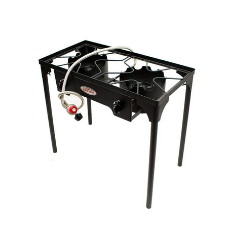 Gas One Double Burner Gas Propane Cooker Outdoor Camp Stove, BBQ