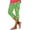Green, variant on TFEOQRY Women's Yoga Pants Elastic Casual Printed Capris Pants Medium Waist Trousers Green