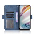 thumbnail image 3 of Case for Motorola MOTO G60 Cover Adjustable Detachable Card Holder Magnetic closure Leather Wallet Case - Blue, 3 of 5