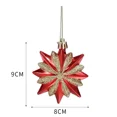 thumbnail image 3 of 4 piezas de adornos colgantes de Feliz Navidad con forma de estrella dorada para árbol de Navidad, decoraciones navideñas de Año Nuevo 2022, regalos navideños para niños, 3 of 5