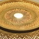thumbnail image 3 of Pantalla de lámpara de bambú tejido, cubierta para lámpara de techo LED, araña para dormitorio/apartamento 40cmx14cm, 3 of 5