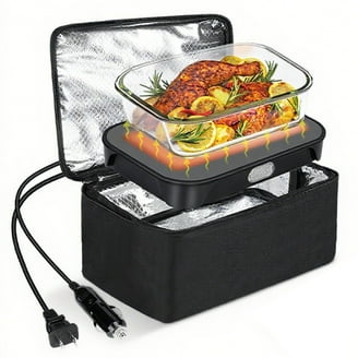 TRAVELISIMO 60W Electric Lunch Box, Portable Warming Container for