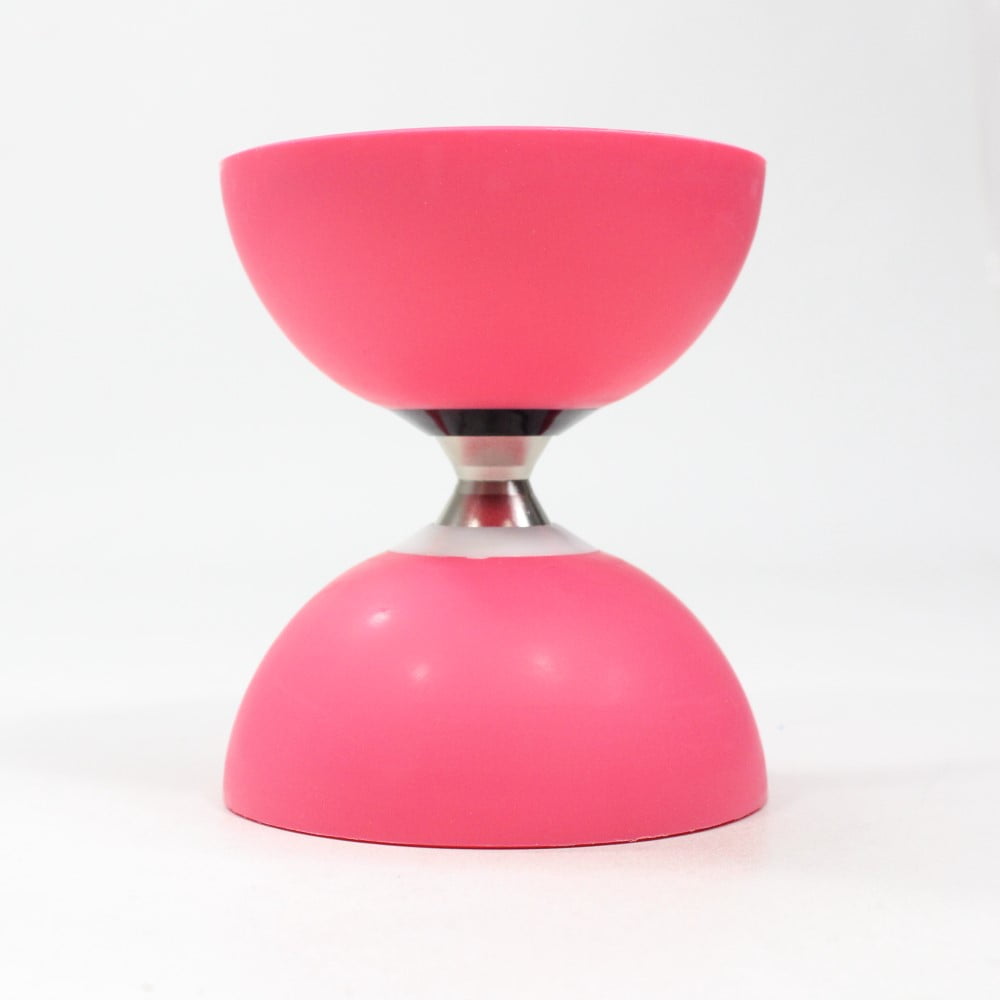 Zeekio Triumph Diabolo - Triple Bearing - Medium Rubber Diabolo (Pink)
