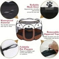 thumbnail image 5 of Portable Pet Playpen, Dog Playpen Foldable Pet Exercise Pen Tents Cat House Playground for Puppy Kitten Indoor Outdoor Travel Camping Use, 5 of 10