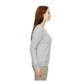 thumbnail image 2 of EC4505 Econscious Ladies' Organic Heathered Fleece Raglan Athletic Gray 2XL, 2 of 6
