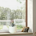 thumbnail image 5 of Darzheoy Round Planter, Planter Pot, Flowerpot, Flower Vases, Decorative Vase Centerpieces, Living Room Shelf Knick Knacks Home Decor(3.82*3.35*2.99Inch), White, 5 of 6